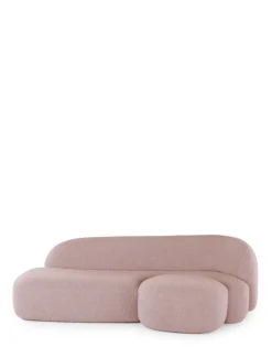 Clearance Aaland divano tessuto bouclé new stretch Divani E Pouf