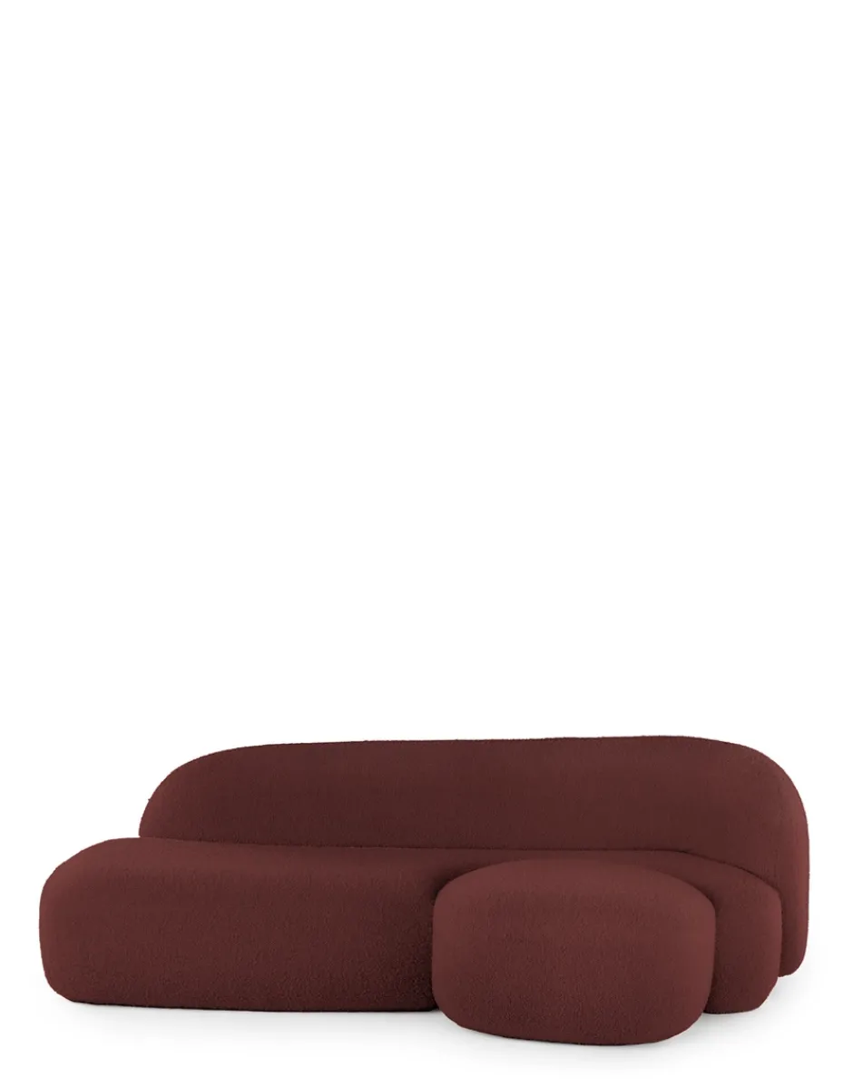 Outlet Aaland divano tessuto gorgone Divani E Pouf