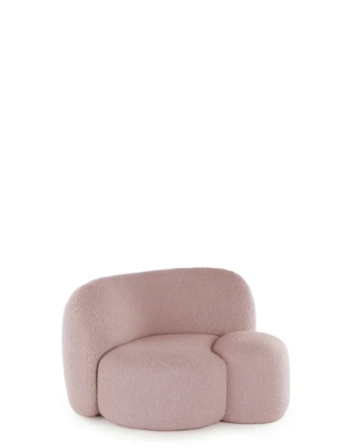 Sale Aaland poltrona tessuto bouclé new stretch Poltrone
