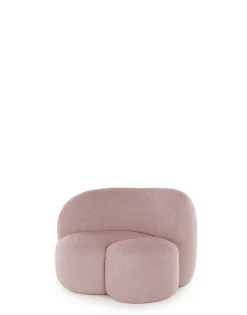 Sale Aaland poltrona tessuto bouclé new stretch Poltrone