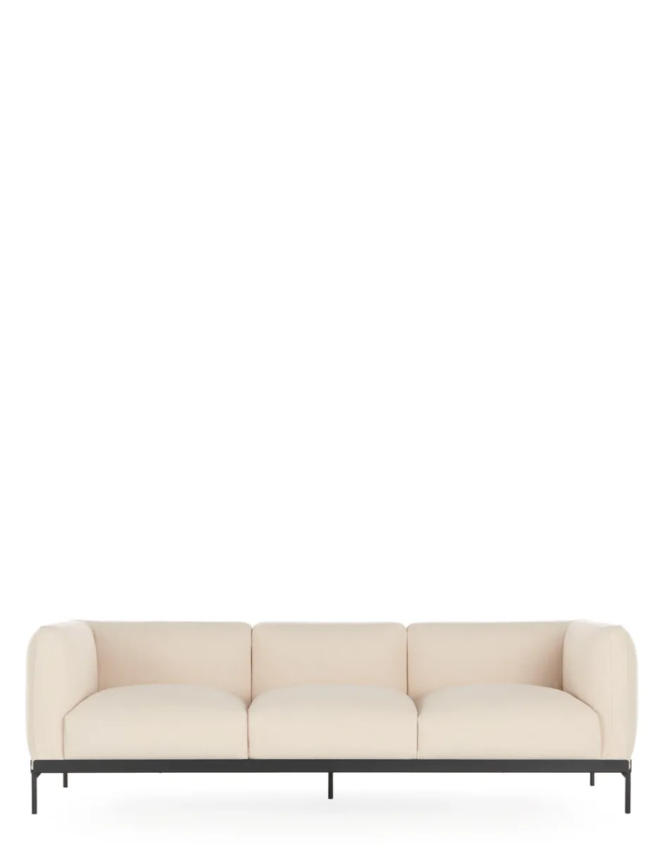 Clearance Asia divano 3 posti (cotone structure) Divani E Pouf