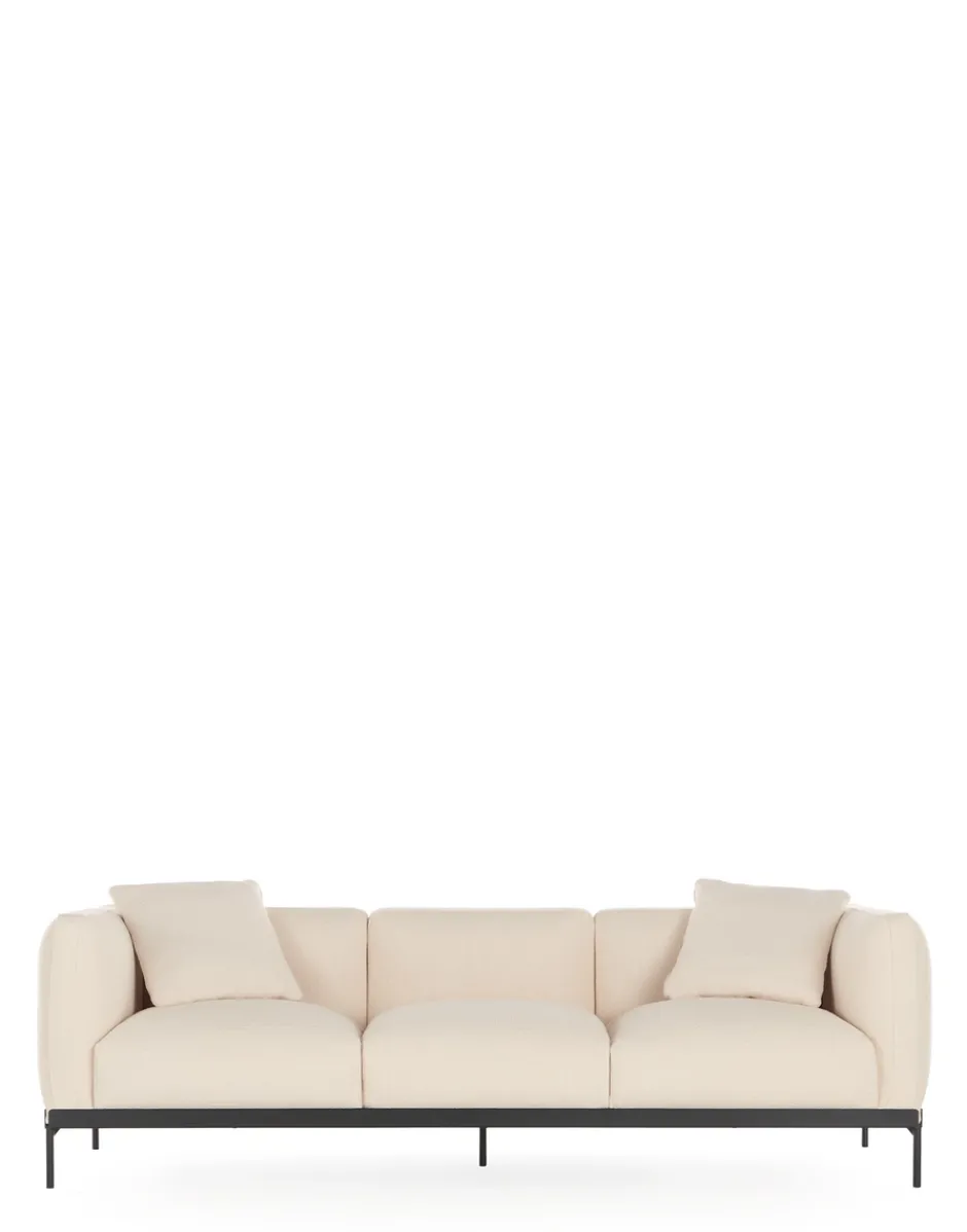 Clearance Asia divano 3 posti (cotone structure) Divani E Pouf
