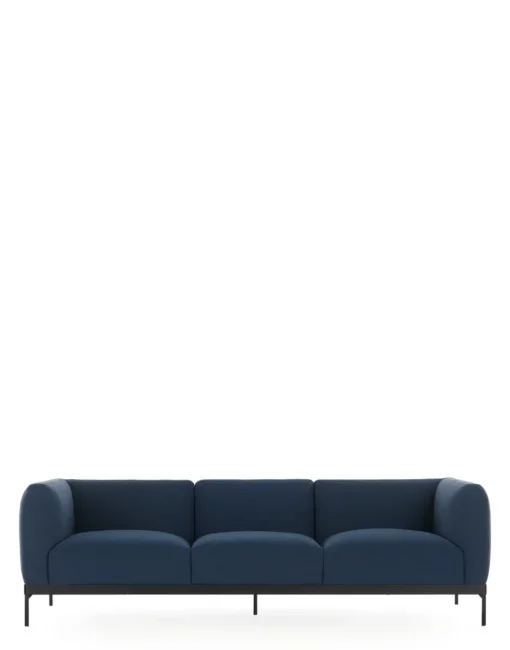 Discount Asia divano 3 posti (cotone plain) Divani E Pouf