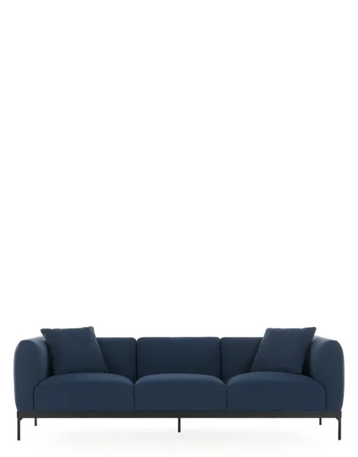 Discount Asia divano 3 posti (cotone plain) Divani E Pouf