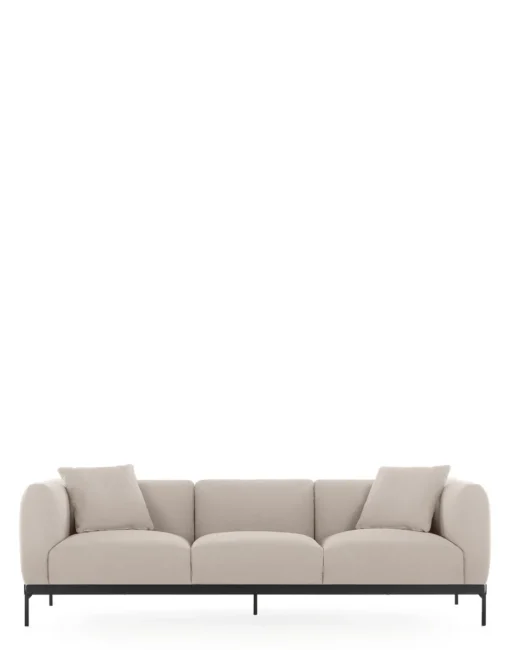 Outlet Asia divano 3 posti (cotone plain) Divani E Pouf