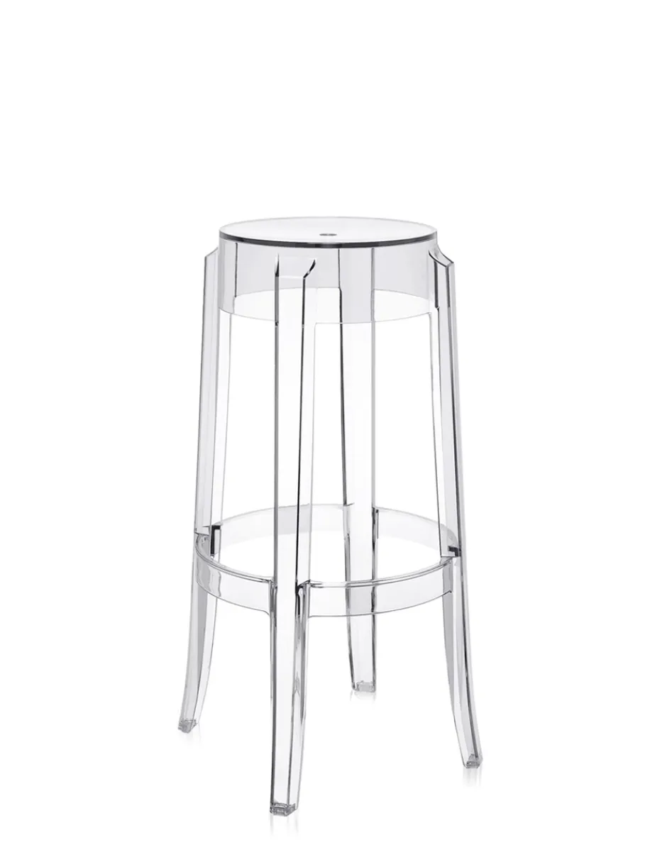 Outlet Charles ghost 75 cm (2 sgabelli) Sgabelli