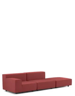 Best Plastics tech fabric due posti + pouf Divani E Pouf