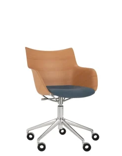 Hot Q/wood rotelle soft Poltroncine
